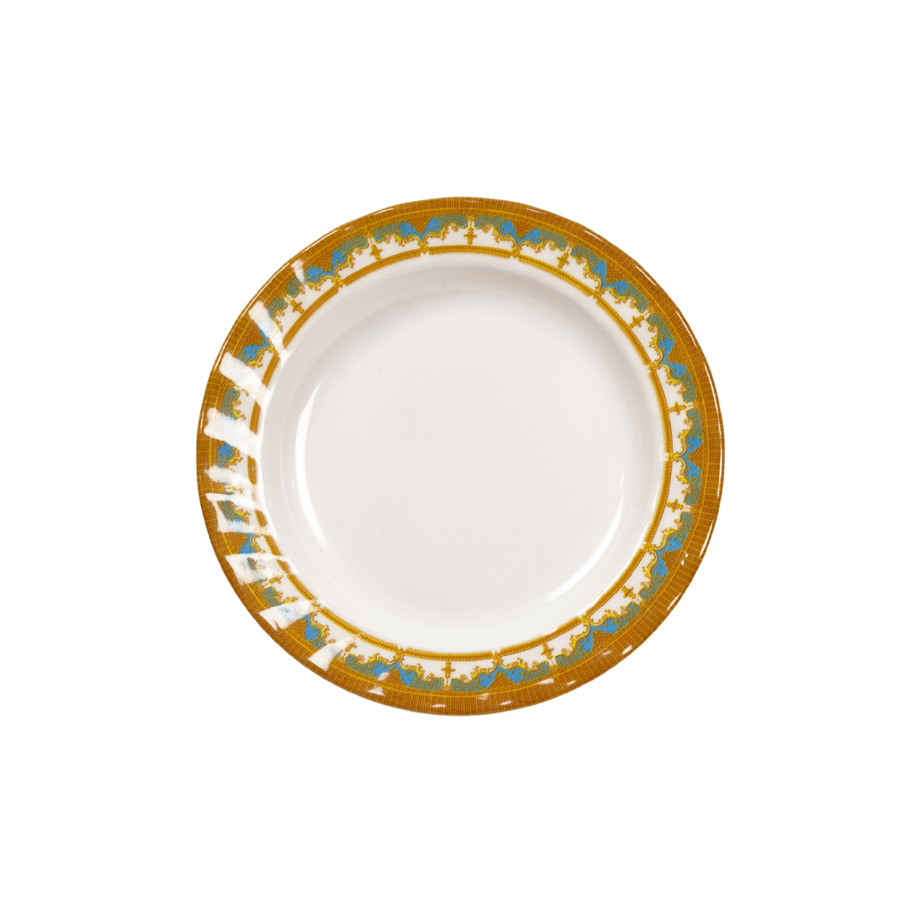 PLATO MELA 7" PEQ HONDO BL ORI ONDULADA DECO 518-7 / 10636