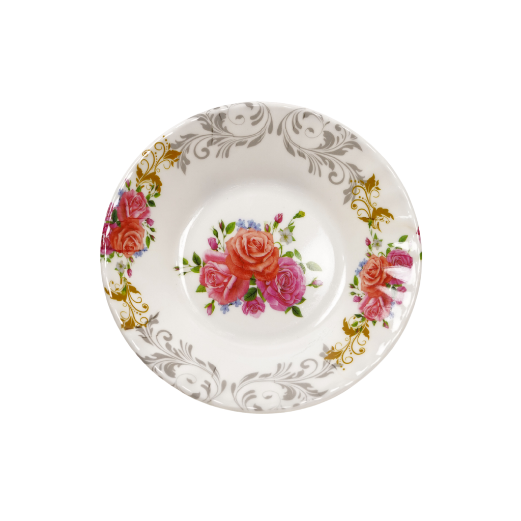 PLATO MELA 7" PEQ LISO MOTEADO ORI IRREGULAR YEM 240080 / 10635
