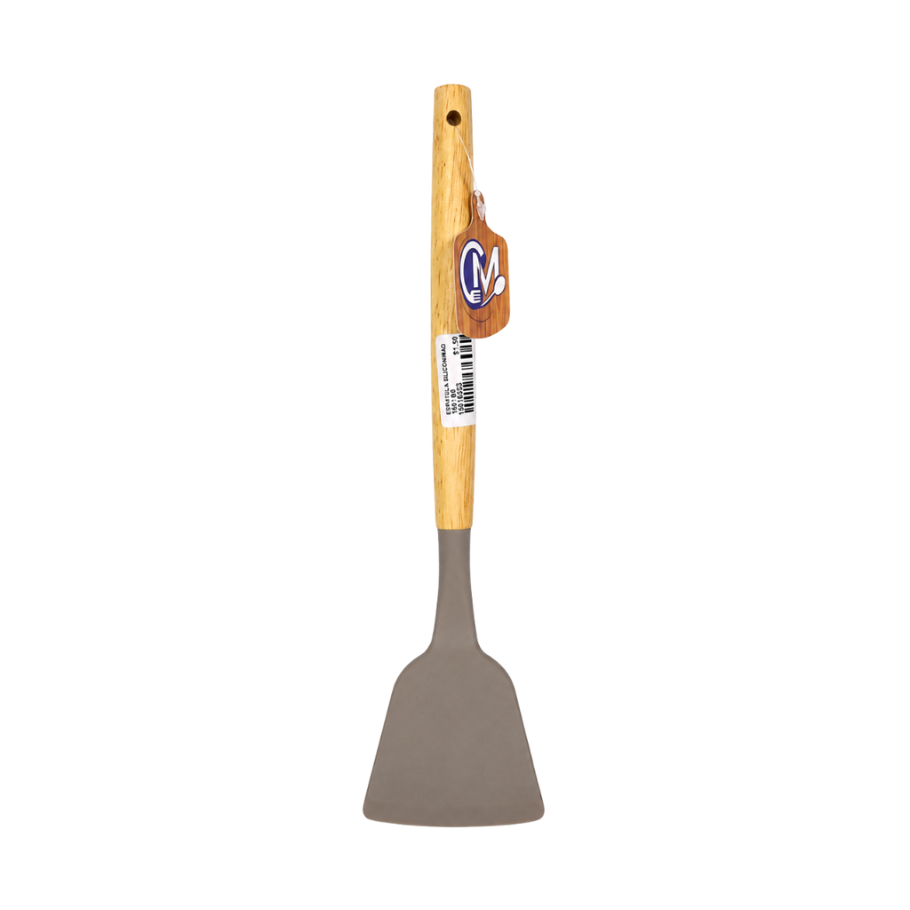 ESPATULA SILICON/MAD 12.5" BEIGE JSE25-2