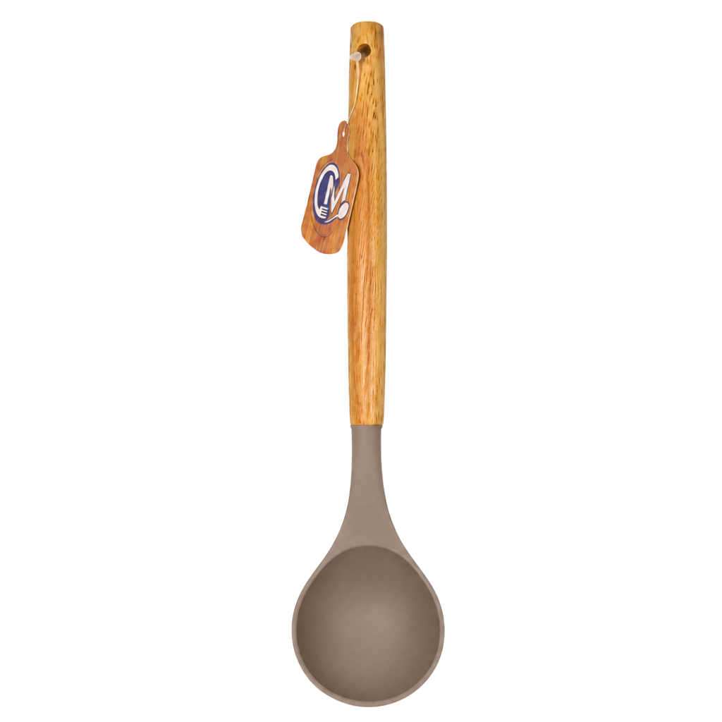 CUCHARON SILICON/MAD 12" BEIGE JSE25-1