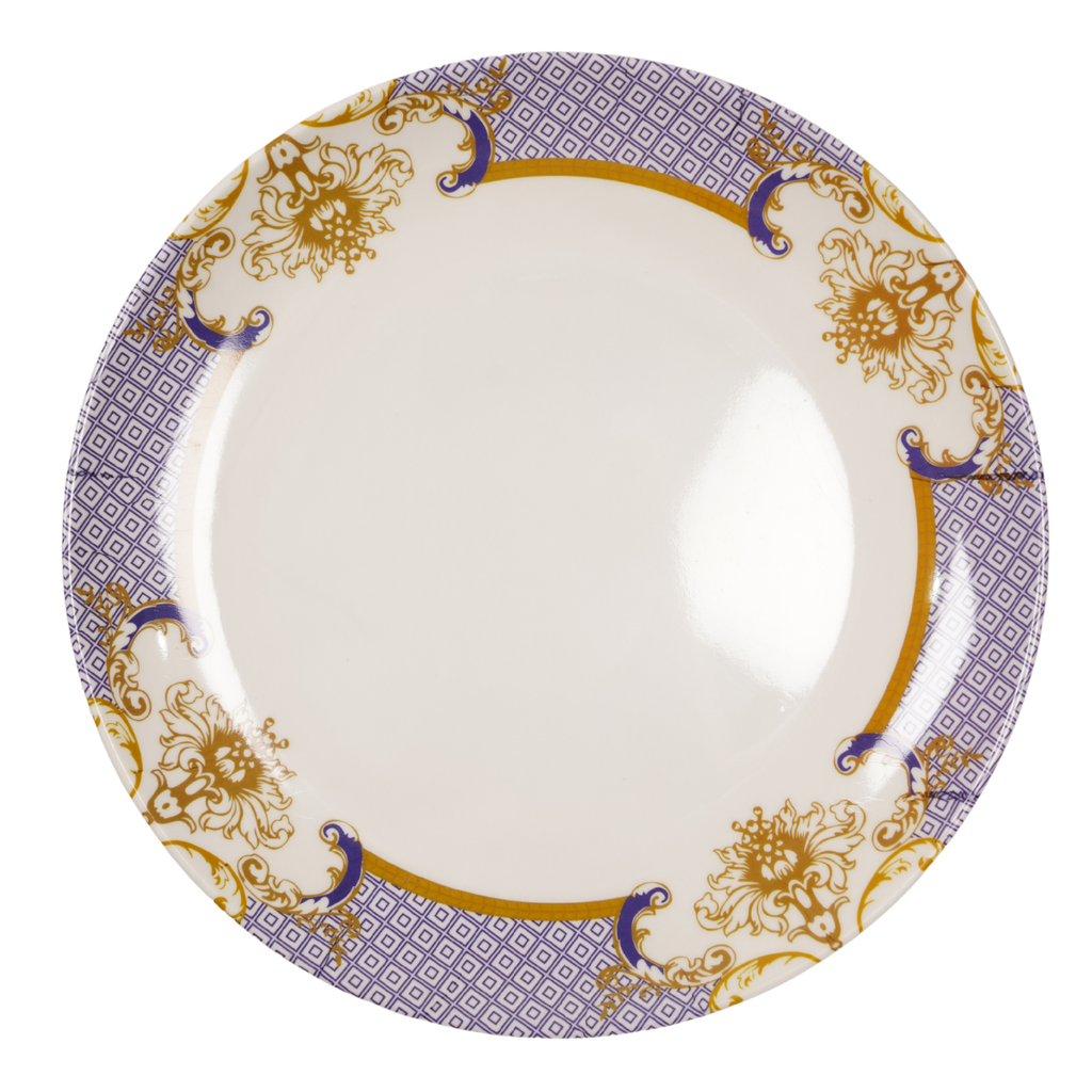 PLATO MELA 11" RED SEMI HONDO LISO BL DECO GIGI CK20111
