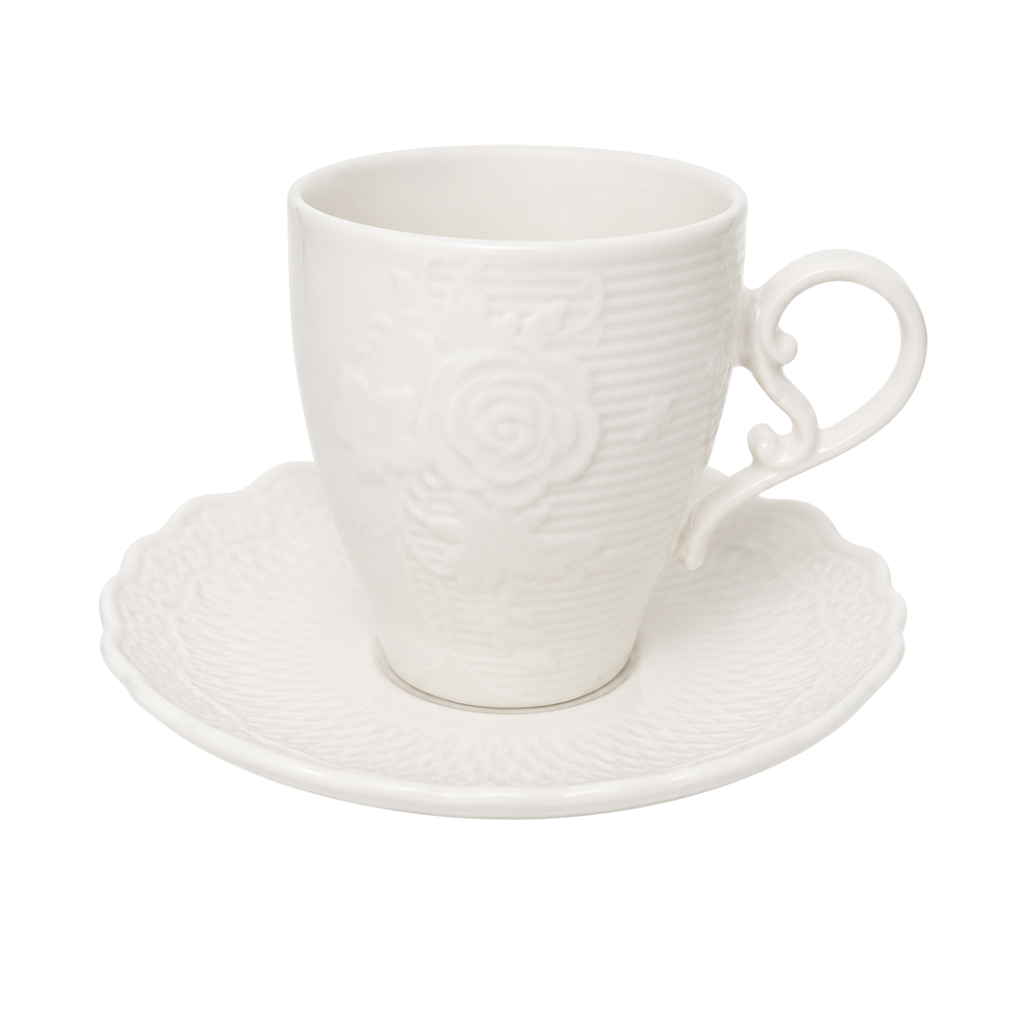TAZA C/PAILA  CERA 7 OZ BL K002-1