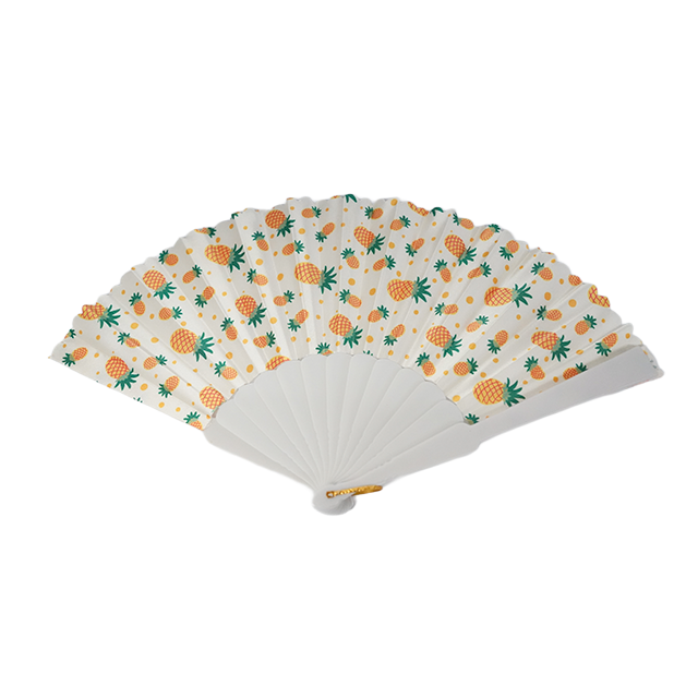 ABANICO PLAS TELA DECO 34711-7