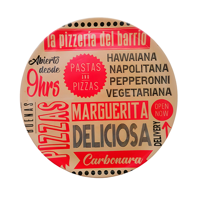 AZAFATE MELA 15" DECO RED 104150