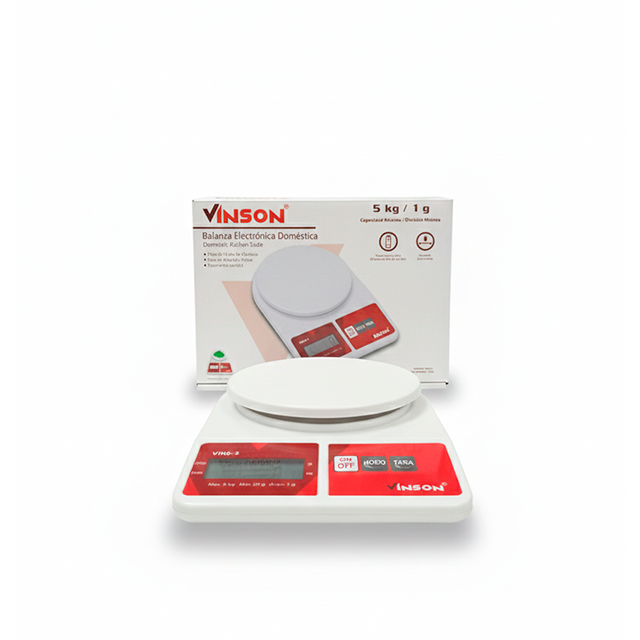BASCULA MESA 5 KG ELECTRONICA DOMESTICA VINSON VINS-5