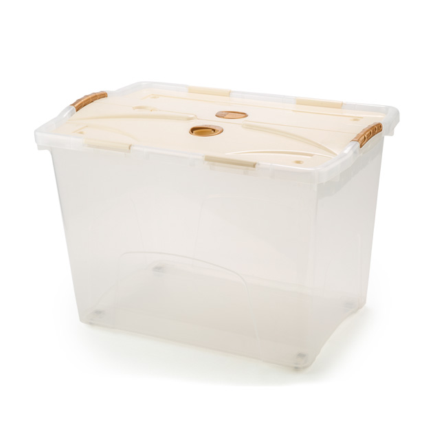 BAUL PLAS MOVIL LOCK #100 CLARIFICADO 78.4 LT REYPLAST CJX063100