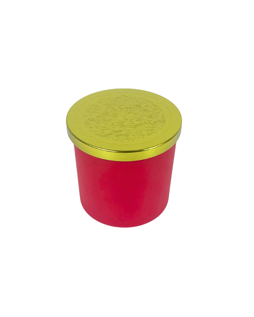 BOTE VID 14.5 OZ C/T DOR METAL ROJO