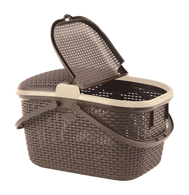 CANASTA PLAS TAVARUA 29.6 LT MOD RATAN REYPLAST CNX031000