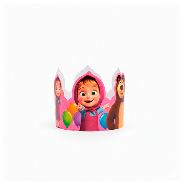 CORONA INFANTIL MASHA 12 PZ