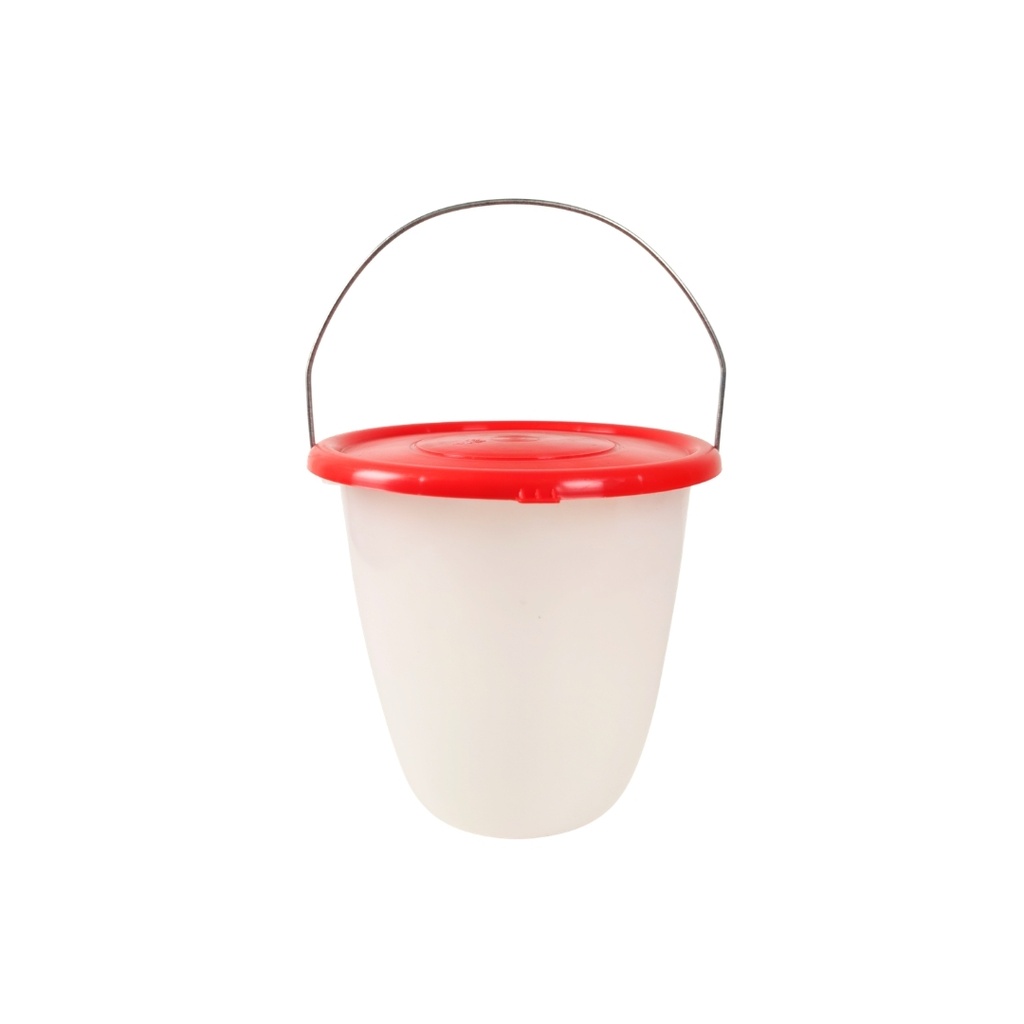 CUBETA PLAS 3.5 LT TRANS/COLOR SPARTA