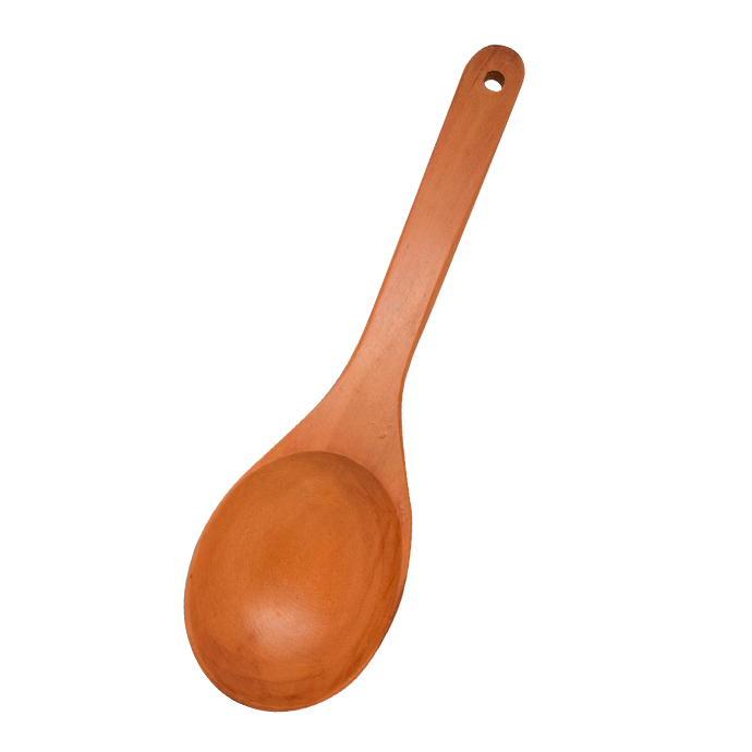 CUCHARA MAD HONDA 29 CM APROX ARTESANAL C004M