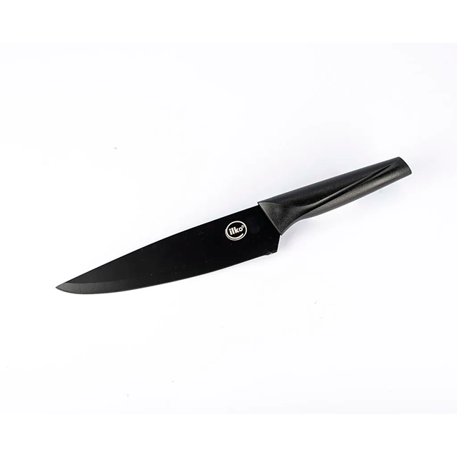 CUCHILLO PELADOR 9.5 CM C/FUNDA NERO ILKO 26210