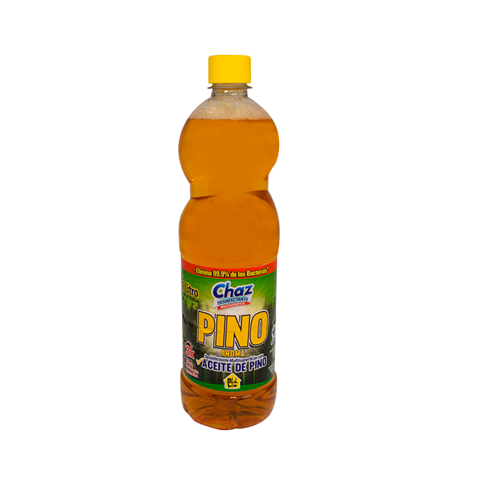 DESINFECTANTE P/PISO 1 LT PINO BOTELLA CHAZ