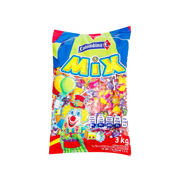 DULCE MIX SURTIDO 3 KG BOL COLOMBINA 6BS/1/3KG #201413