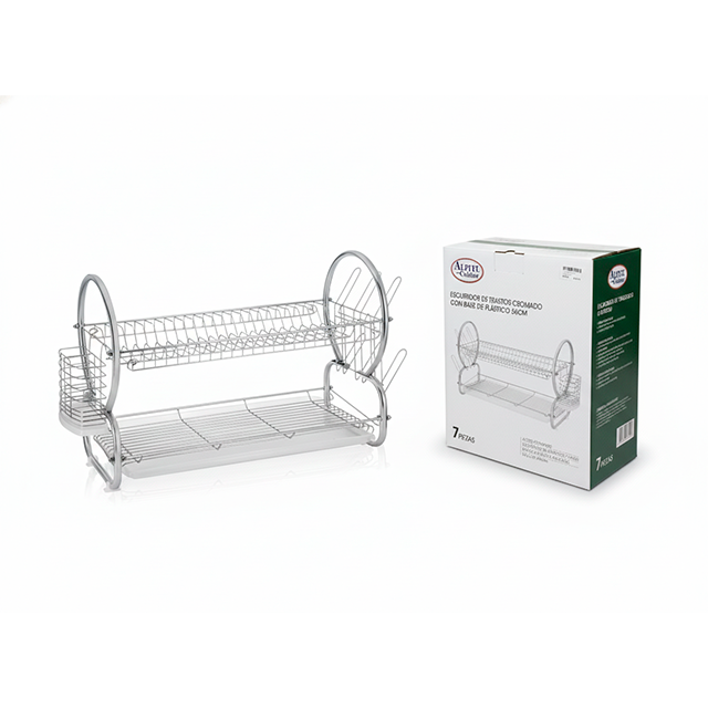 ESCURRIDOR PLATO CROMADO 22" ALPINE CUISINE AI13661