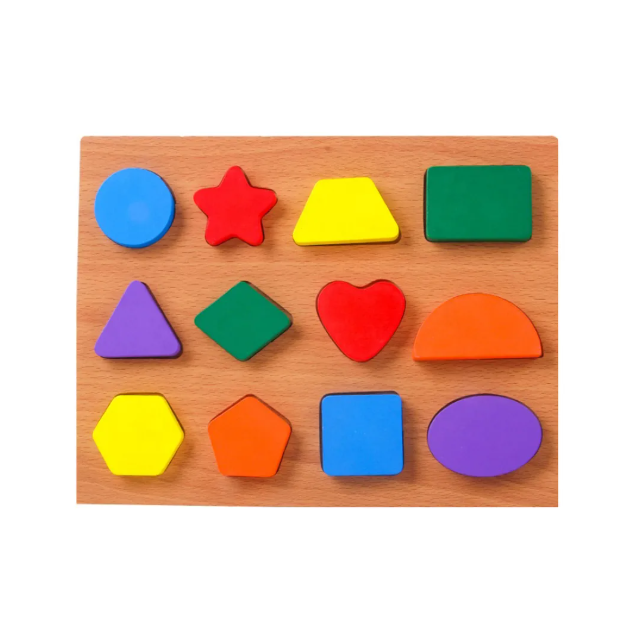 FIGURAS GEOMET MAD C/BASE COL AM2395