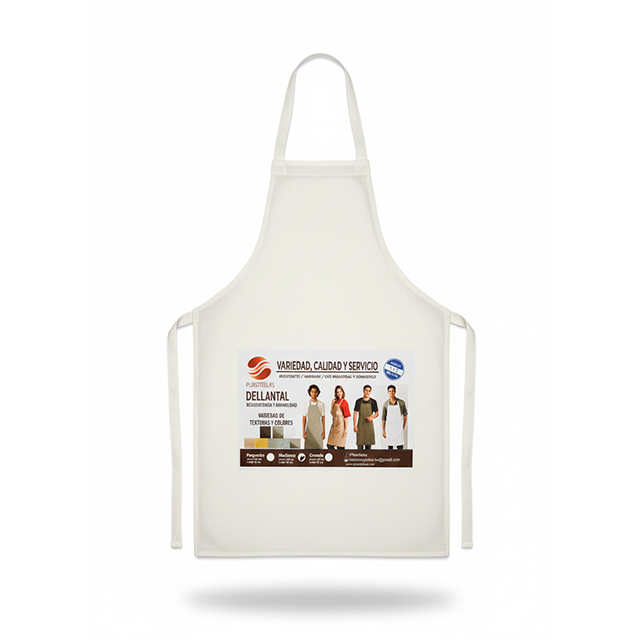 GABACHA/DELANTAL M TELA AHULADA IMPER PLASTITELA