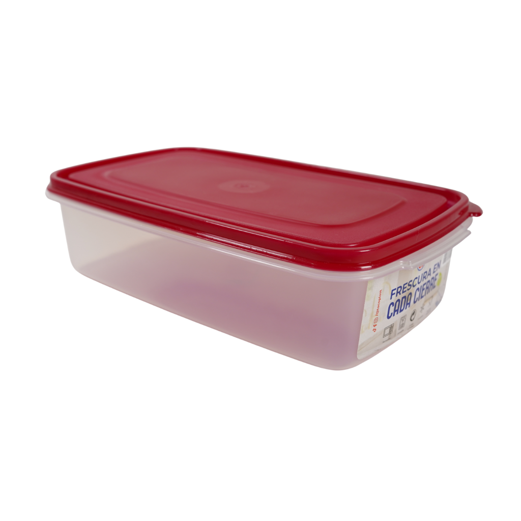 HERMETICO PLAS RECT MED CEREZA TACOPLAST 30605