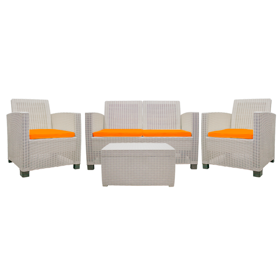 JUEGO SALA DOBLE 2-1-1 BEI C/MESA/COJ NAR ALAMO SANCHIA 185426