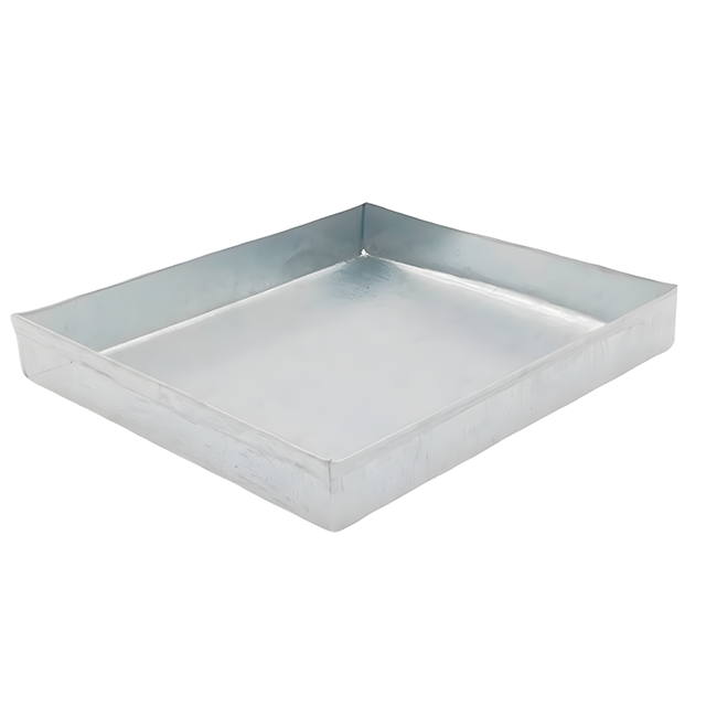 LATA CUADRADA 12.5X13.5X 2 CM ARTESANAL