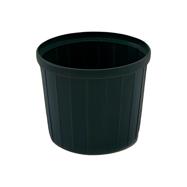 MACETA PLAS 7 NEGRA SALVA 17300