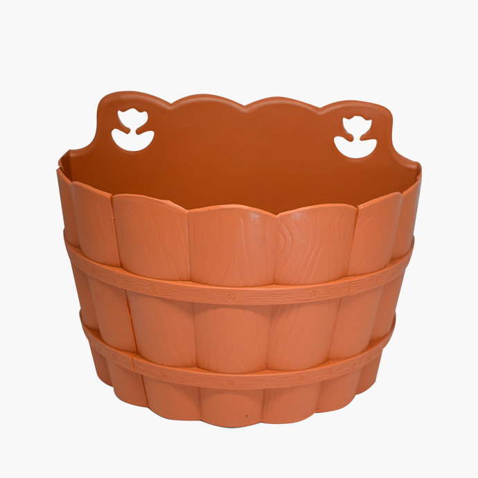 MACETA PLAS PARED TERRACOTA MEGA 17287