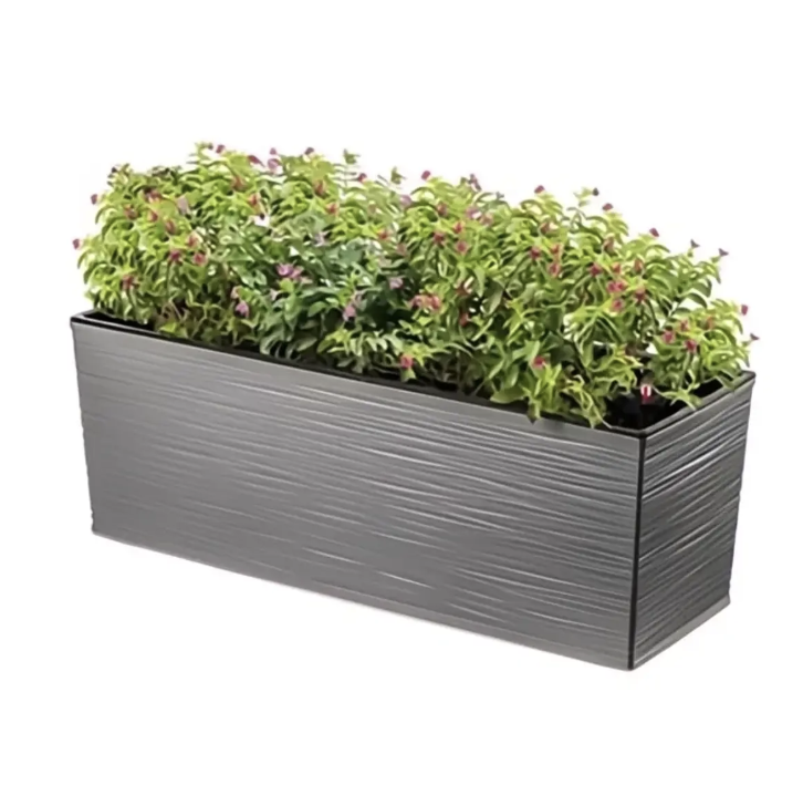 MACETA PLAS RECT EST PIEDRA 56X19X36.5 CM REYPLAST MCX071000