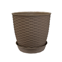 MACETA PLAS RED EST RATAN Ø25X23 CM REYPLAST MCX146000