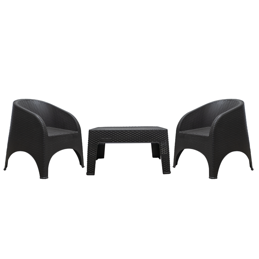 MUEBLES PLAS RES/440 LB 3 PZ CF BISTRO SANCHIA