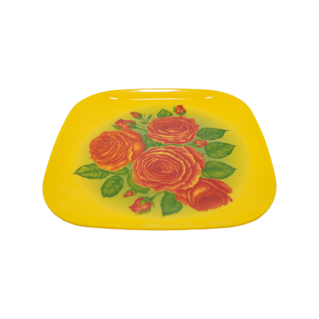 PLATO MELA CUAD 8.25" DECO COL SURT MARGARITA 021AD
