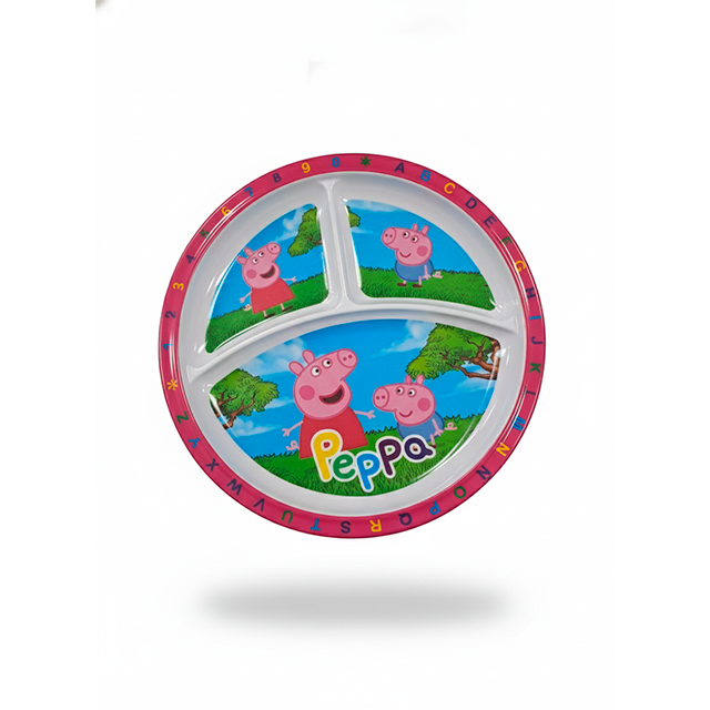 PLATO MELA RED DECO INFANTIL C/3 DIV 8008-INF