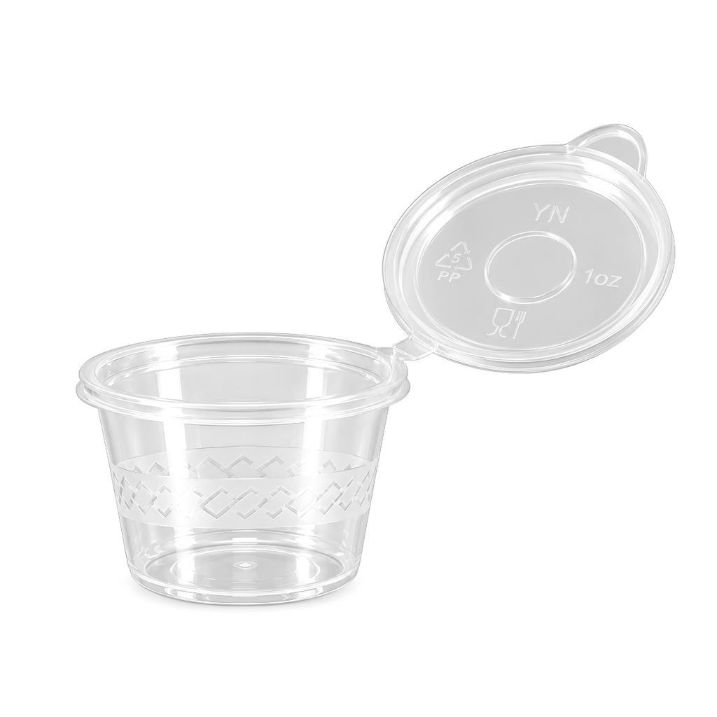 RECIPIENTE PLAS 1 OZ TRANS C/T 50 UN DAYU
