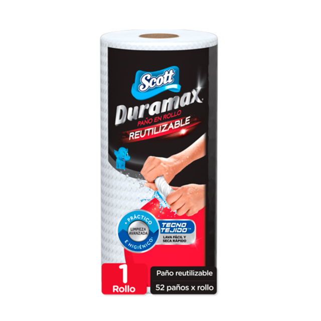 ROLLO PAPEL TOALLA REUT 52 PAÑ DURAMAX SCOTT 2278