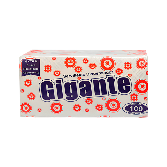 SERVILLETA DISPENSADOR 100 PZ
