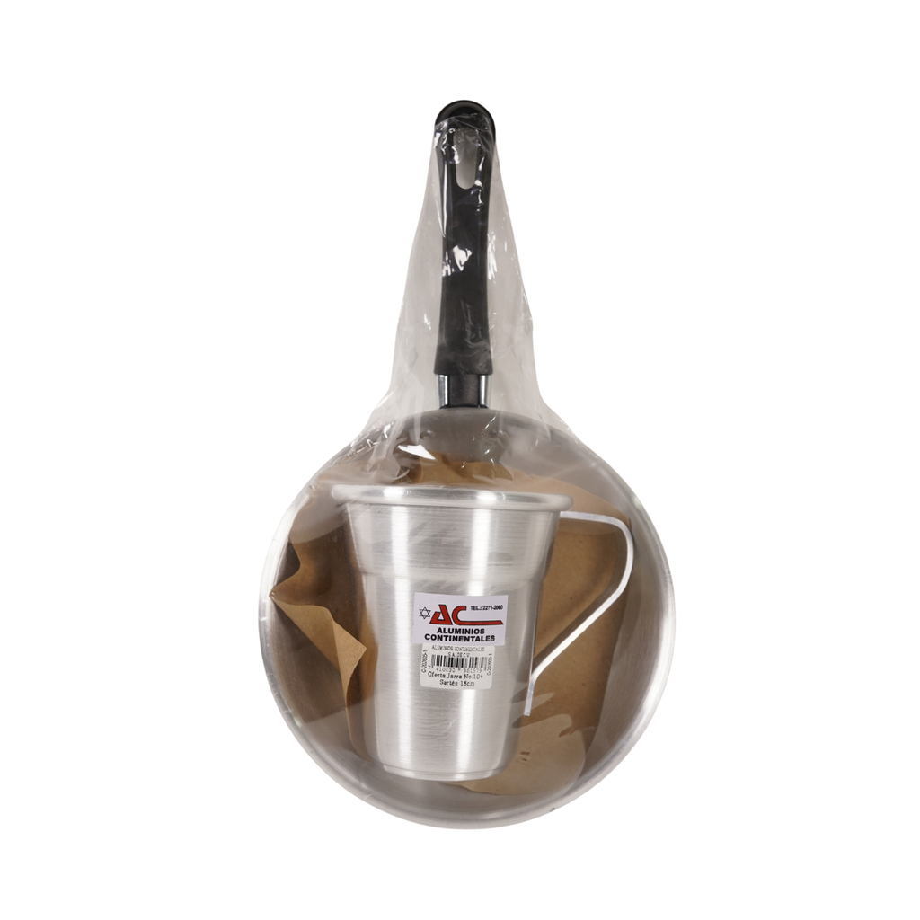 SET 2 PZ SARTEN 18+JARRITA 10 CM ALUM ALCON