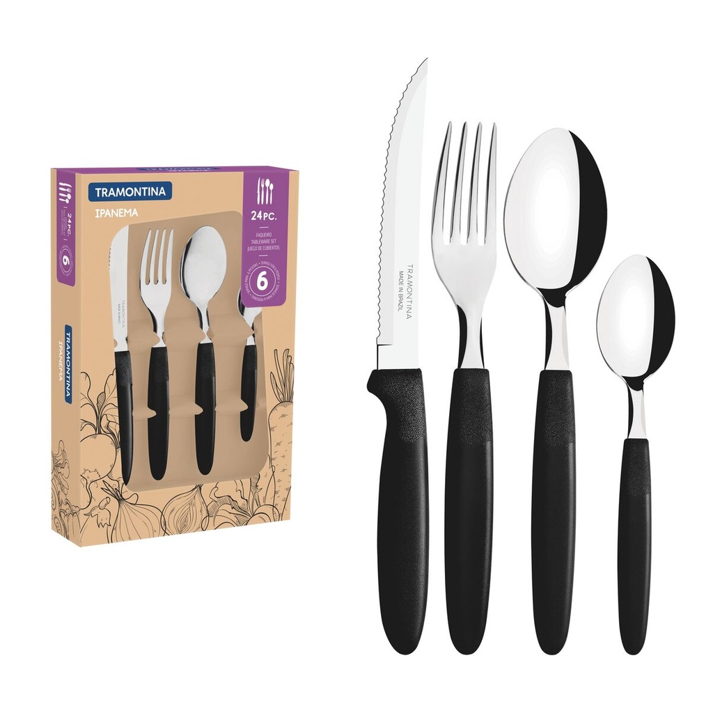 SET CUBIERTOS ACER NG 24 PZ TRAMONTINA 23398/072