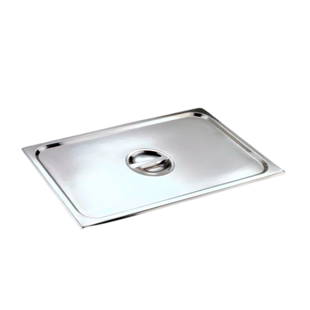 TAPA ACER INOX P/BANDEJA VAPORERA 1/1 FULL 53.5X33 CM