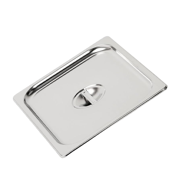 TAPA ACER INOX P/BANDEJA VAPORERA 1/6 SEXTO 17.6X16.2 CM 6 LT 816-L