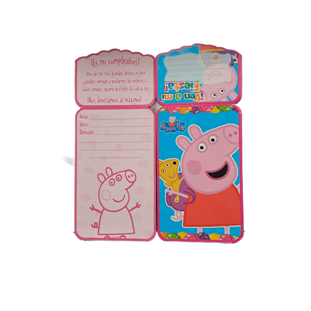 TARJETA CUMPLEAÑOS PEPA PEQ 10 UN SERMEL