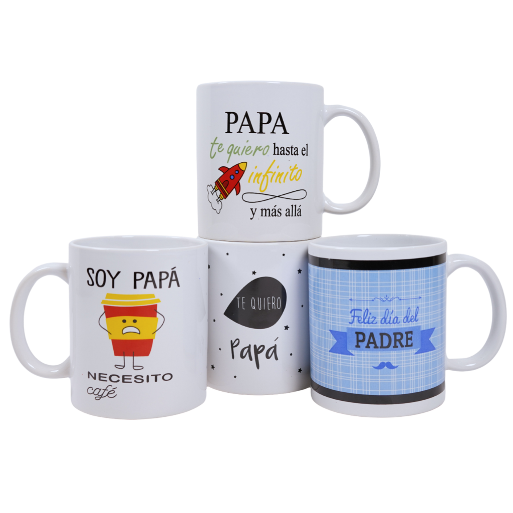 TAZA CERA 11 OZ DECO PAPA 1103-F001 HW58357/8038A-B