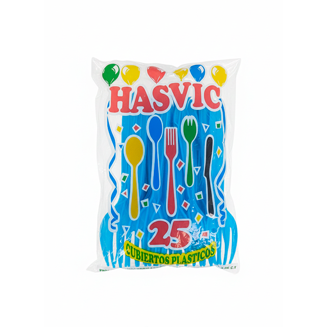 TENEDOR CELESTE 2 HASVIC 25 UN 