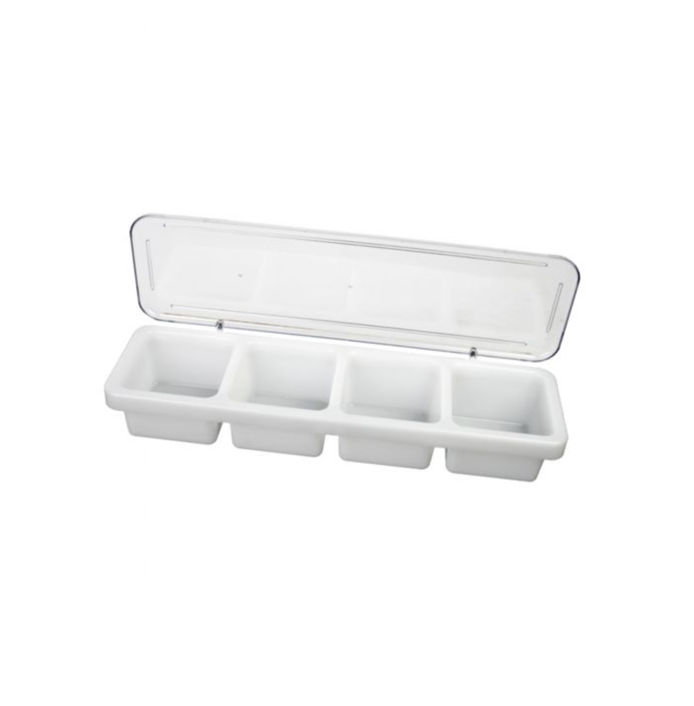 ORGANIZADOR P/BAR PLAS 4 COMP 18X5X3" THUNDER GROUP PLBC004P