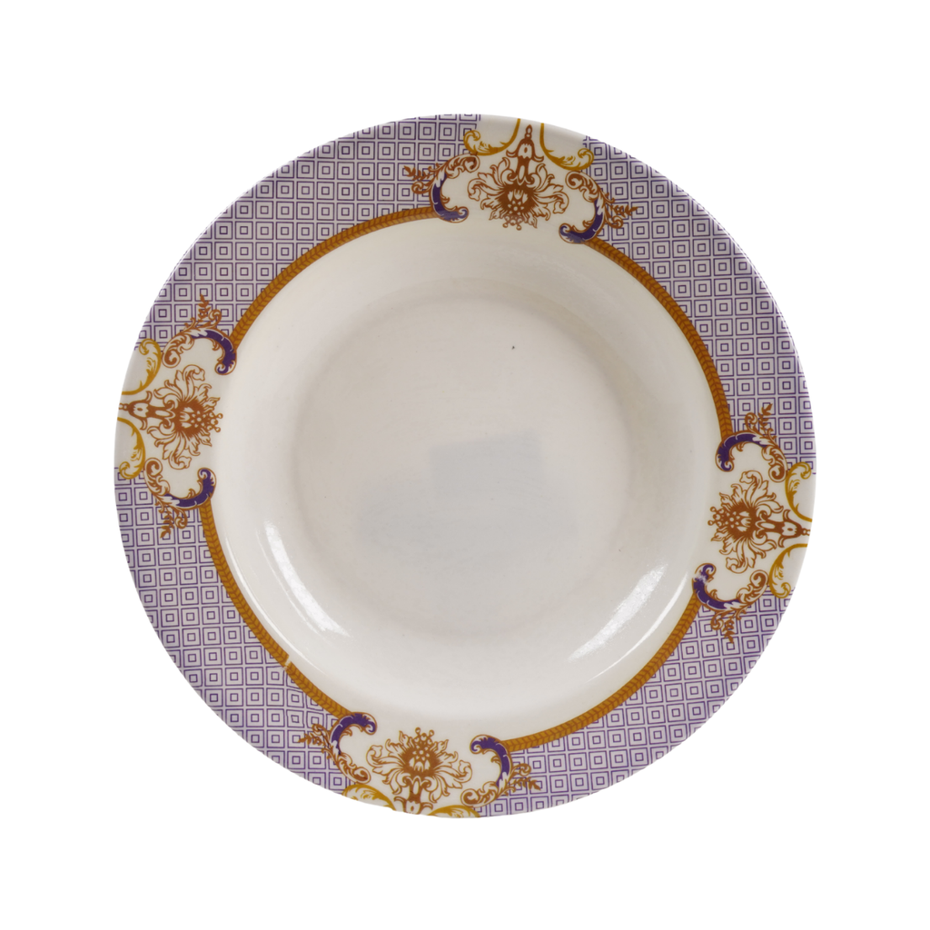 PLATO MELA HONDO 9" RED OR/DECO GIGI CK2009C