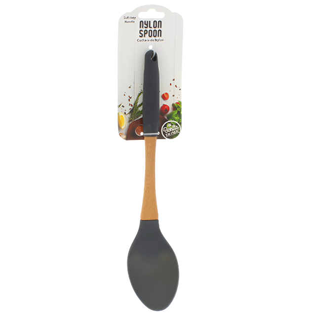 CUCHARA NYLON 13" LISA GRIS/CREMA BONITA MAYS YJJ-75495-72