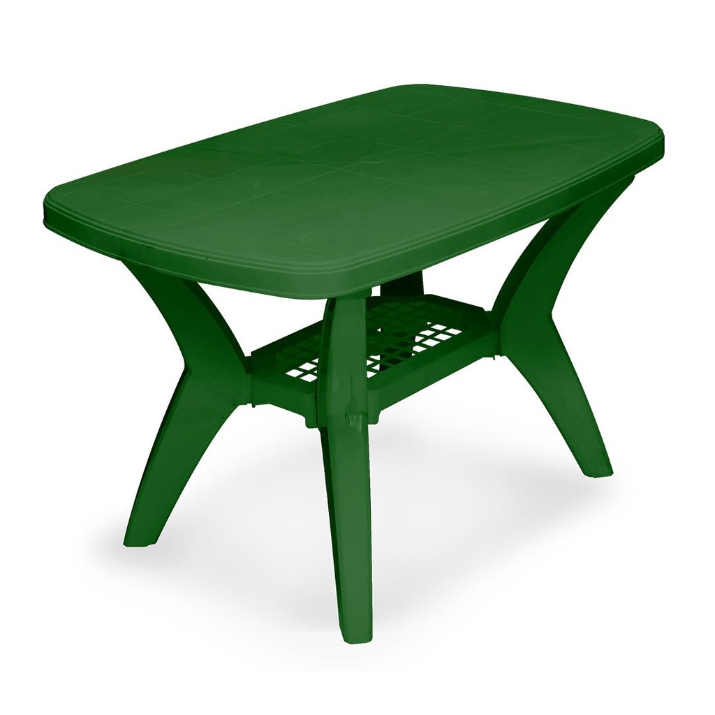 MESA PLAS RECT FUERTE 115X72.5X72.3 CM VD CIPRES GUATEPLAST AR011600-VPC-0