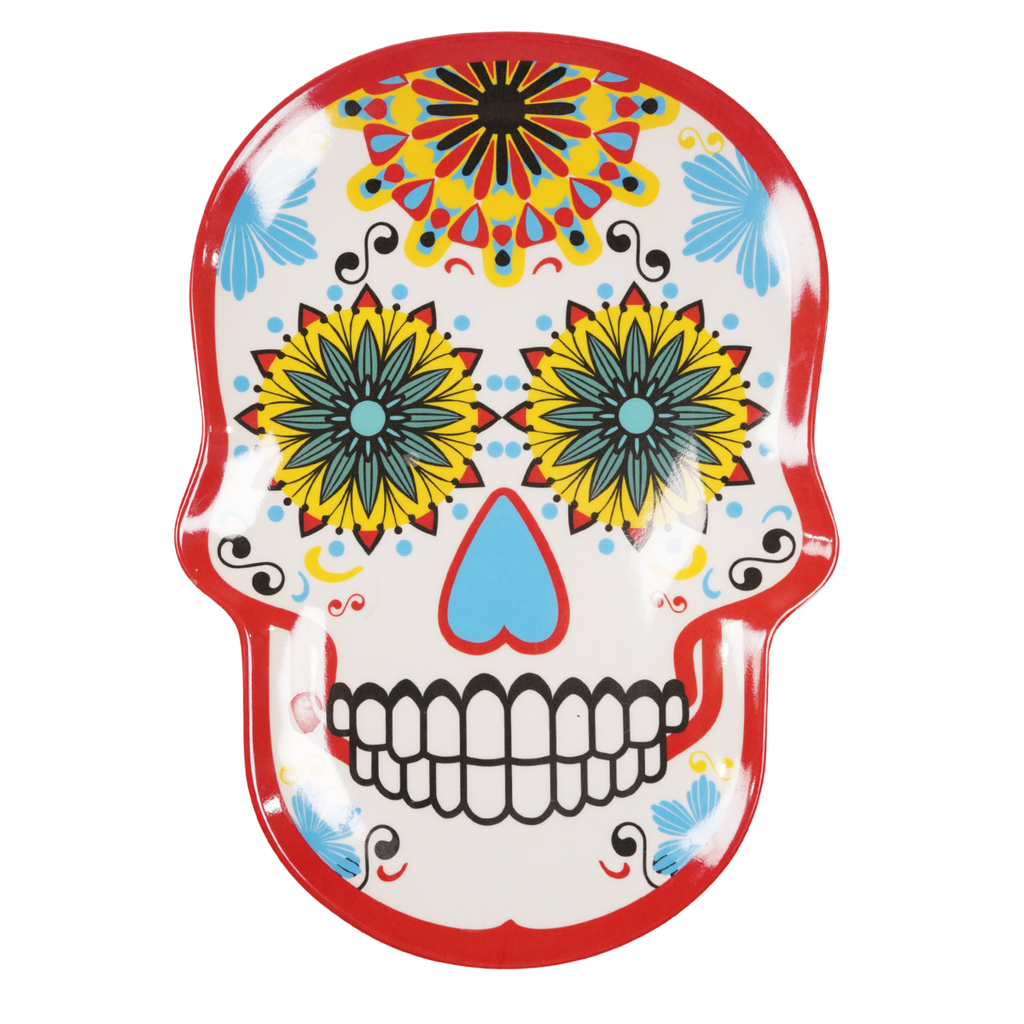 PLATO MELA 11" LARGO FIG CALAVERA DECO GIGI