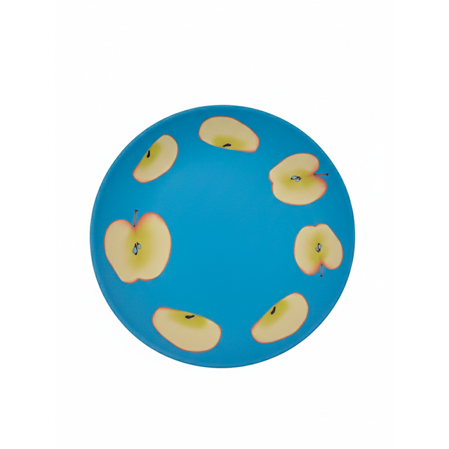 PLATO MELA 8" RED LISO DECO FRUTA MATE GIGI HOOBIN