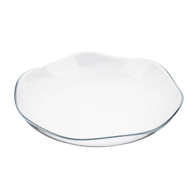 PLATO VID 12" TOSCANA LISO TRANS ORI/ONDUL PASABAHCE 748-10596