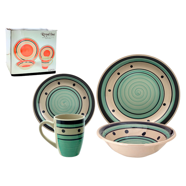 VAJILLA CERA COL SURT 16 PZ ROYAL MAYS 705-1420764