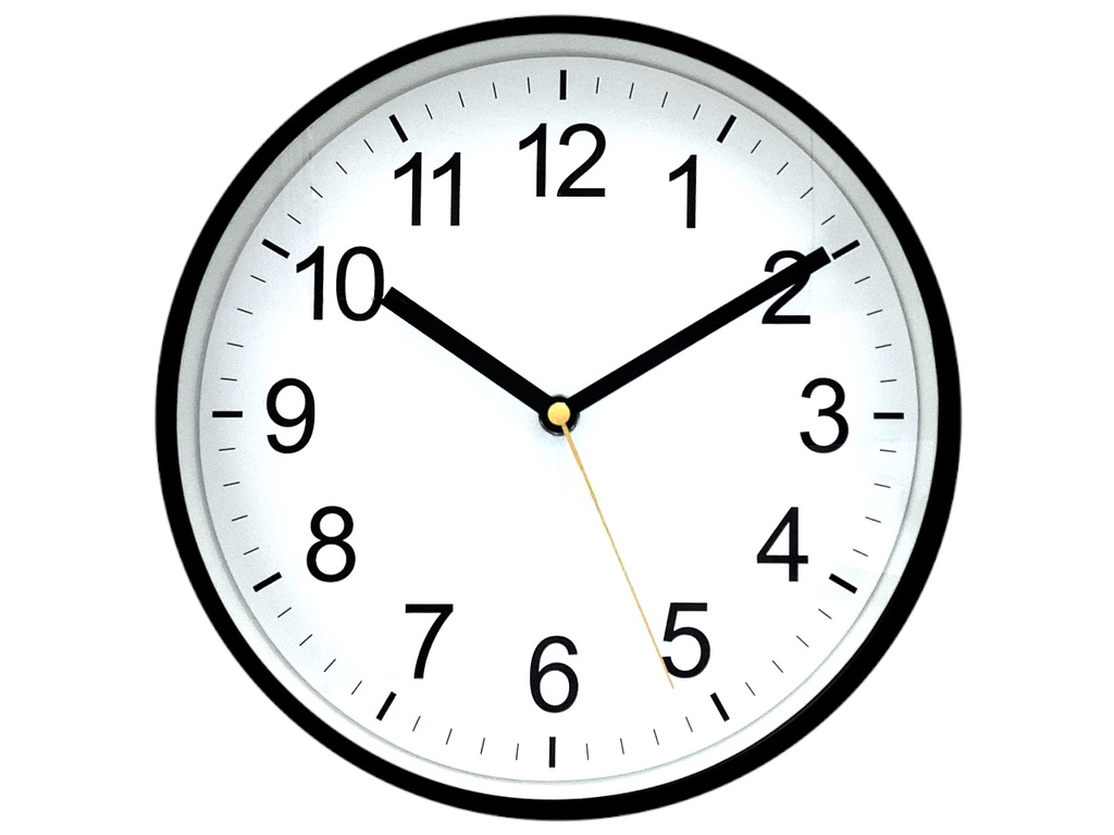 RELOJ PARED 10" LISO NG TIMES TOWER 602-200669